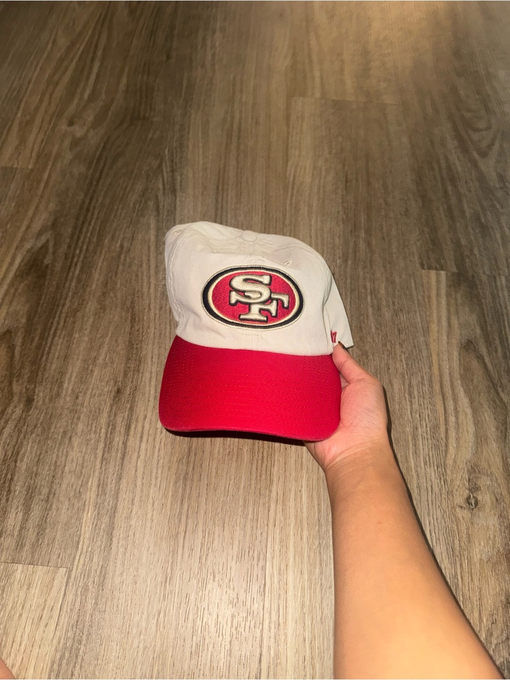 Two-Tone Cap SF 49ers - White & Red
